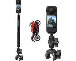 PRO Motorcykle bundle 4 Insta360 - Pro Motor kit -Bike Mount for Insta360 - Invisible Selfie Stick 1.1m - Motorcycles - Motor bundle 4 Insta360 One X5 X4 X3 X2 X R GO Ace GO3 GO - Fiets Mount - Motor - Camera - Insta360 one X5
