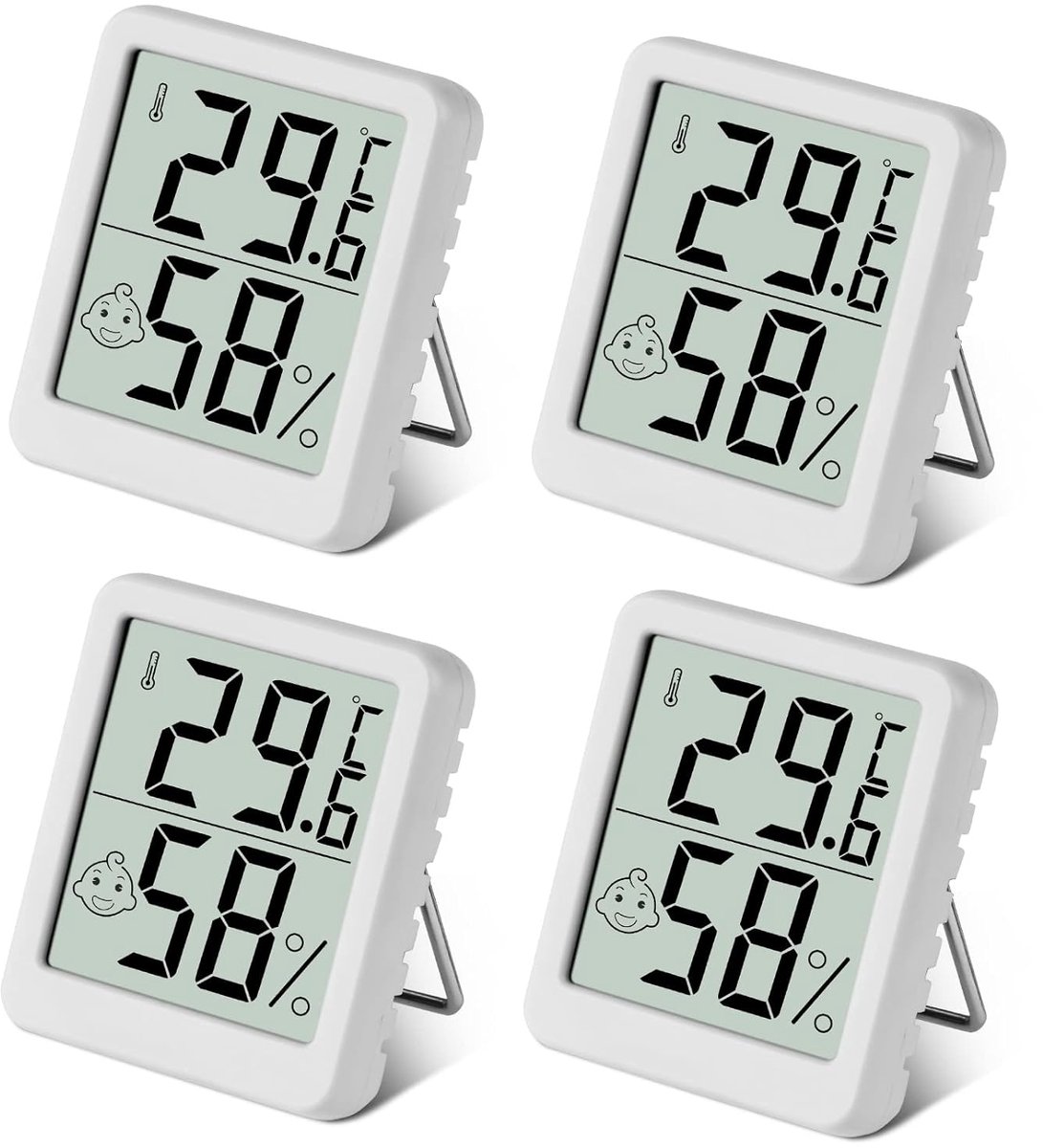 Lexium Temperatuurmeter Binnen - Huisthermometer - Weerstation Binnen - Thermometer Binnen Digitaal - Kamer Thermometer - Binnenthermometer - Huisthermometer Binnen - Digitale Thermometer - Binnenshuis
