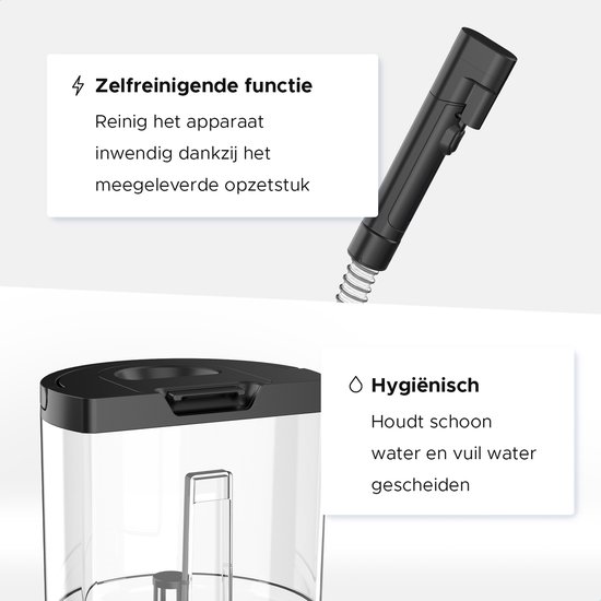 Motionflow 4-in-1 Tapijtreiniger - Verwarmingsfunctie en zelfreinigend - Vlekkenreiniger - Reinigingsmachine voor bank, vloer, auto en tapijt - Zetelreiniger met 4 Borstels / opzetstukken - Carpet Cleaner inclusief Schoonmaakmiddel