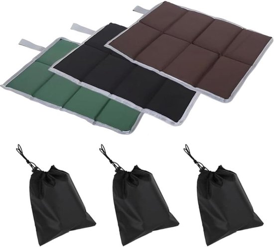 Coussin Camping Leger Coussin D'Assise Extérieur Lumanothy - Pliable Imperméable - 40x30cm - 50g - Pour Camping, Randonnée Coussin D'assise Extérieur
