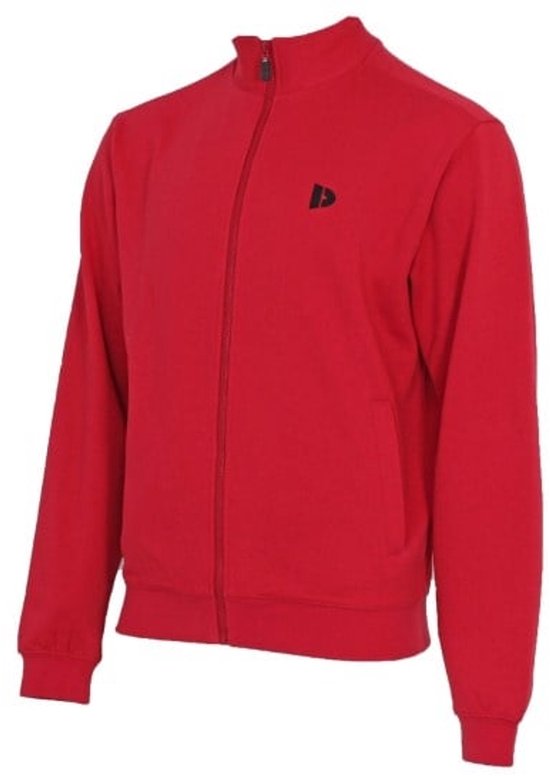 2 Pack Pull Donnay sans capuche - Pull de sport - Homme - Taille XL - Argent-chiné&Berry rouge (539)