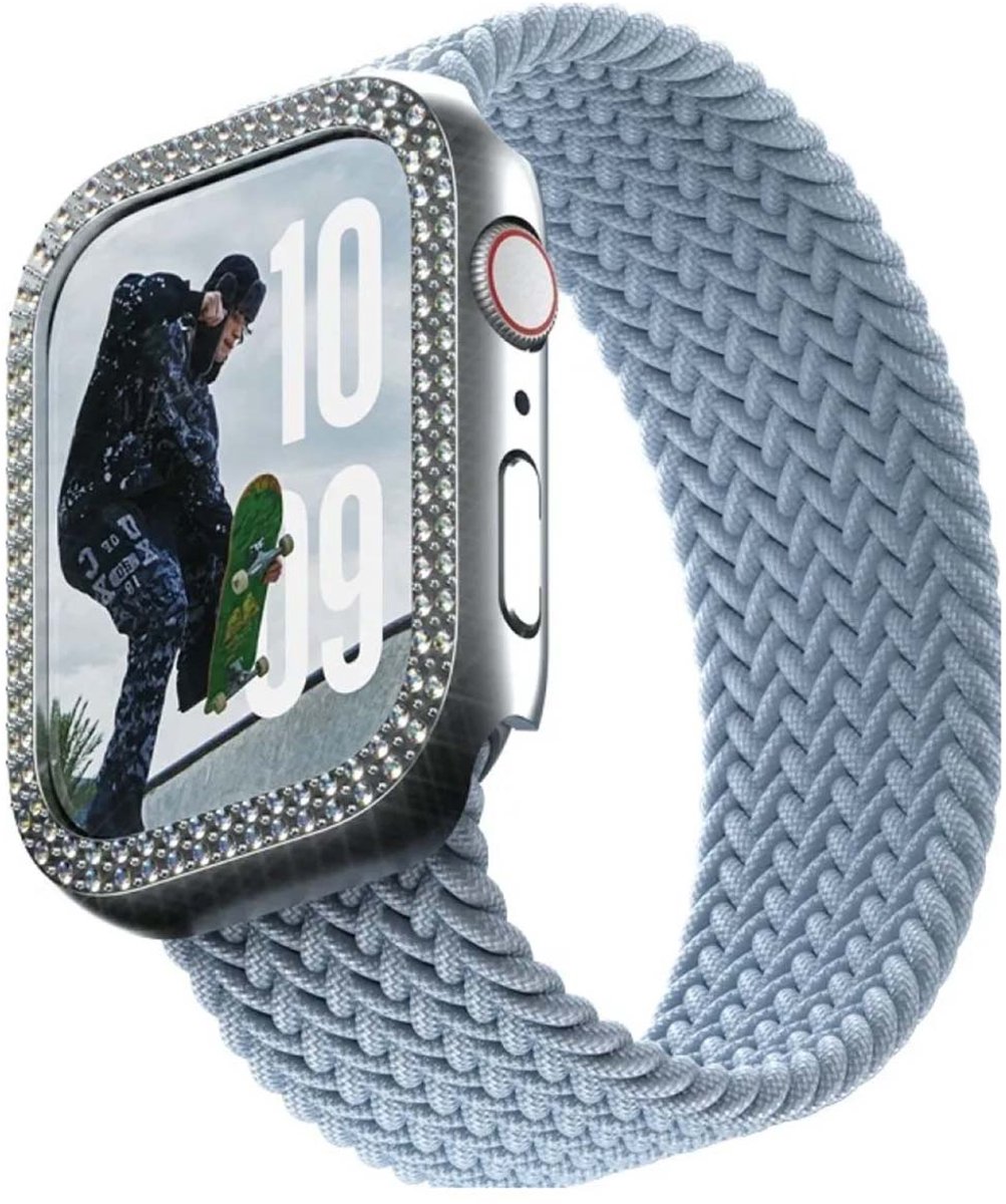 SAFE by PanzerGlass Bling Bumper voor de Apple Watch Series 10 / 11 - 42 mm - Silver