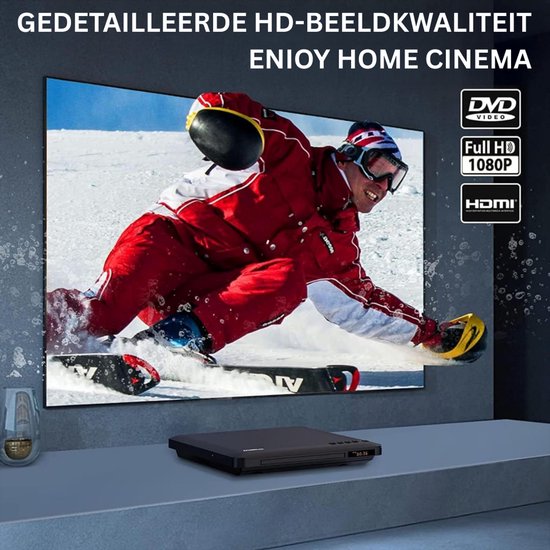 DailySupplies® DVD Speler met HDMI - Externe DVVD Speler van DailySupplies® — afbeelding 4