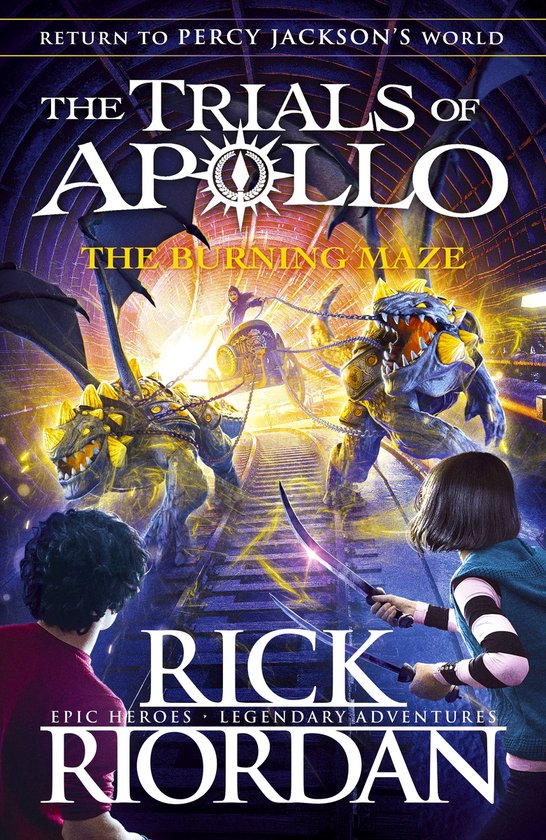 The Trials of Apollo 3 - The Burning Maze (The Trials of Apo ... - cover