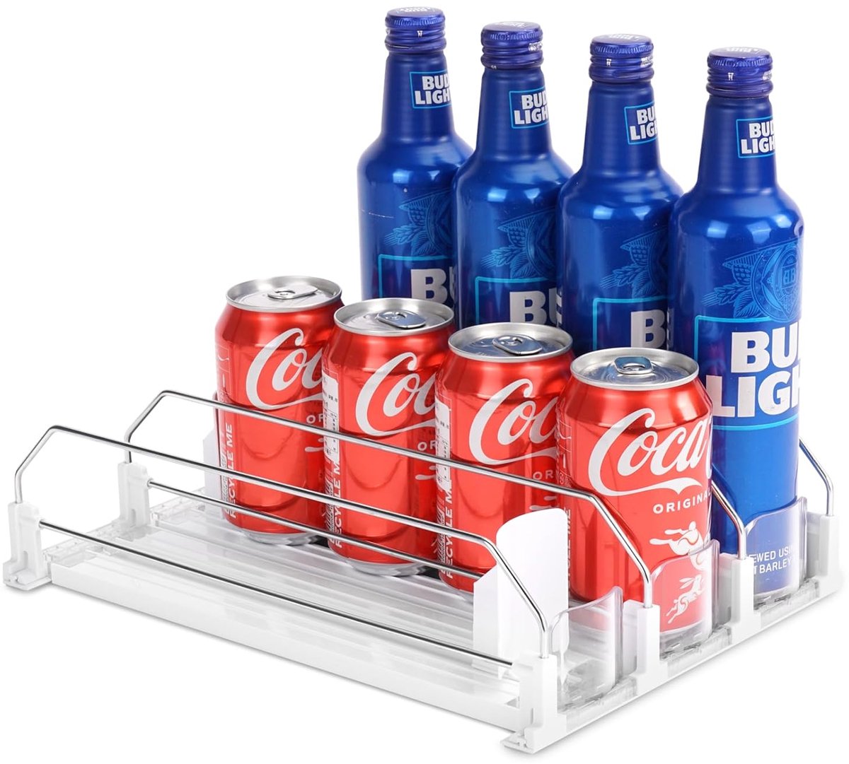 Automatische Blikjes Organizer - Ideaal voor Koelkast - 12 Blikjes