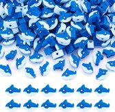 Allecto Plus - Ensemble de perles en pâte polymère pour la fabrication de bijoux animaux marins - 200 pièces