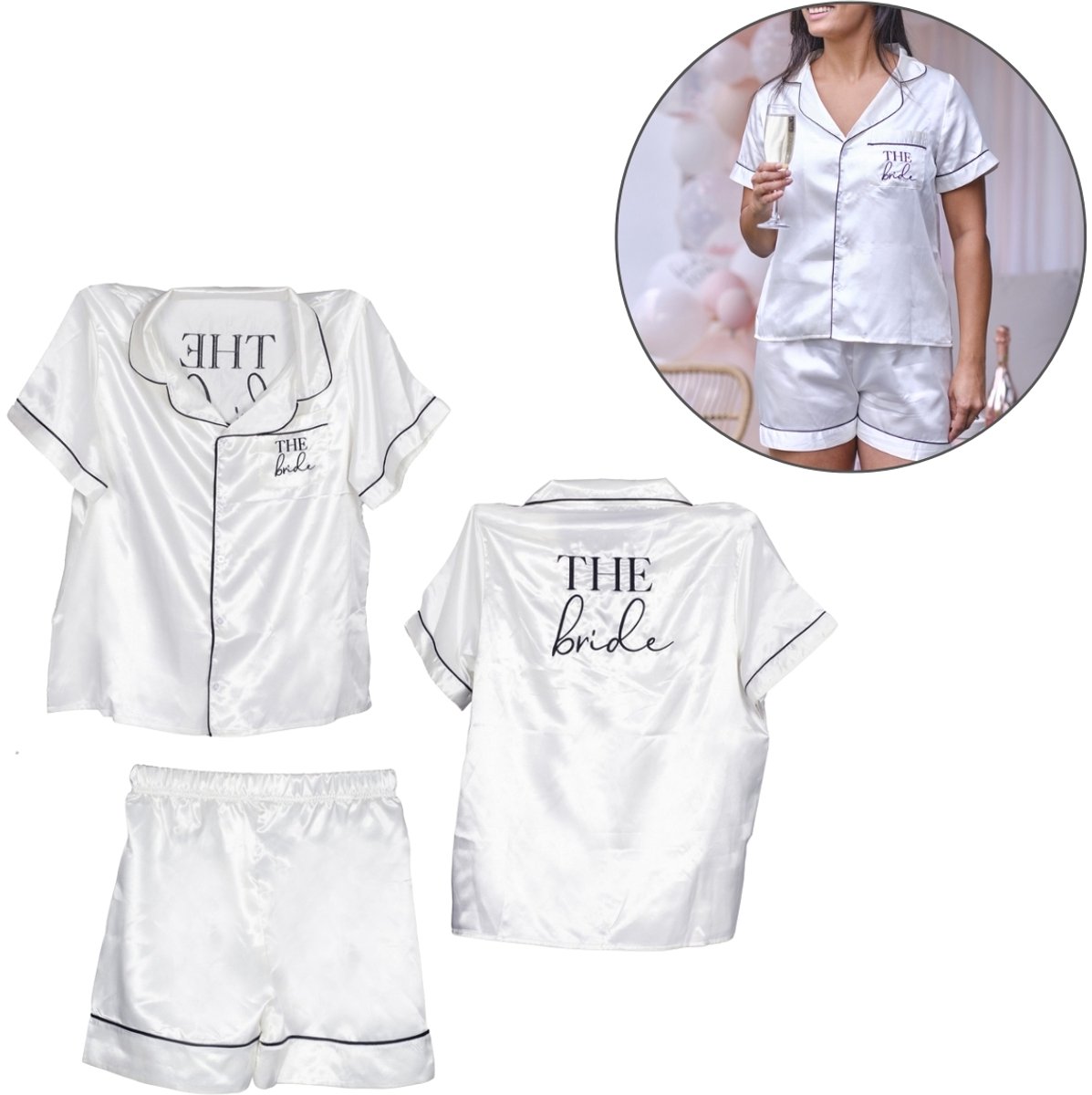 Pyjama The Bride - Wit - Maat XL