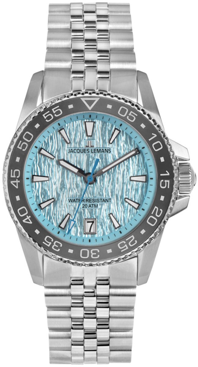 Datum horloge Liverpool Diver Blue