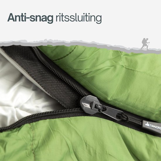RFWR® Zomer Slaapzak 700g met Anti-Klem Rits - Comfortabele en Duurzame Dekenslaapzak voor Volwassenen van RFWR — afbeelding 4