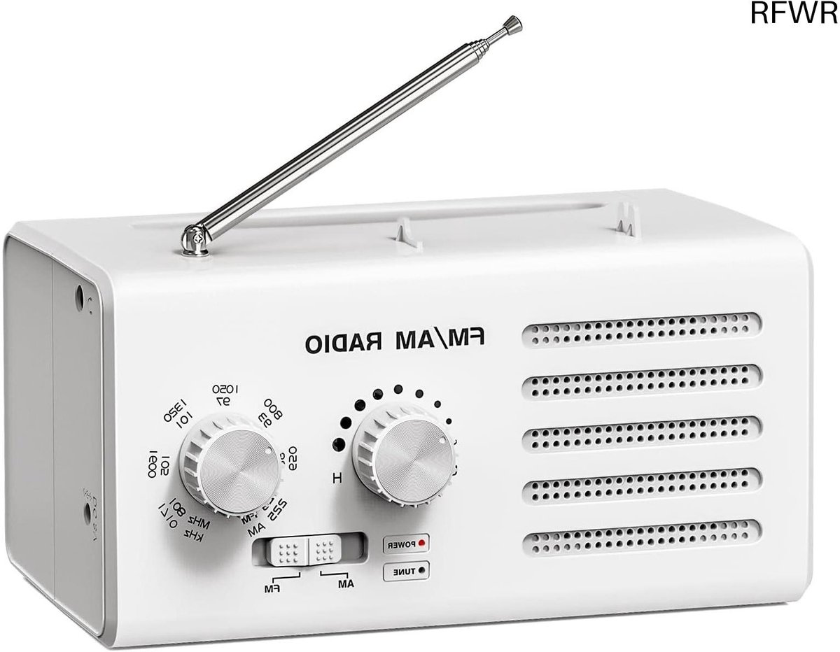 RFWR® Draagbare Transistorradio AM FM – Beste Ontvangst met Ingebouwde Luidspreker en Hoofdtelefoonaansluiting
