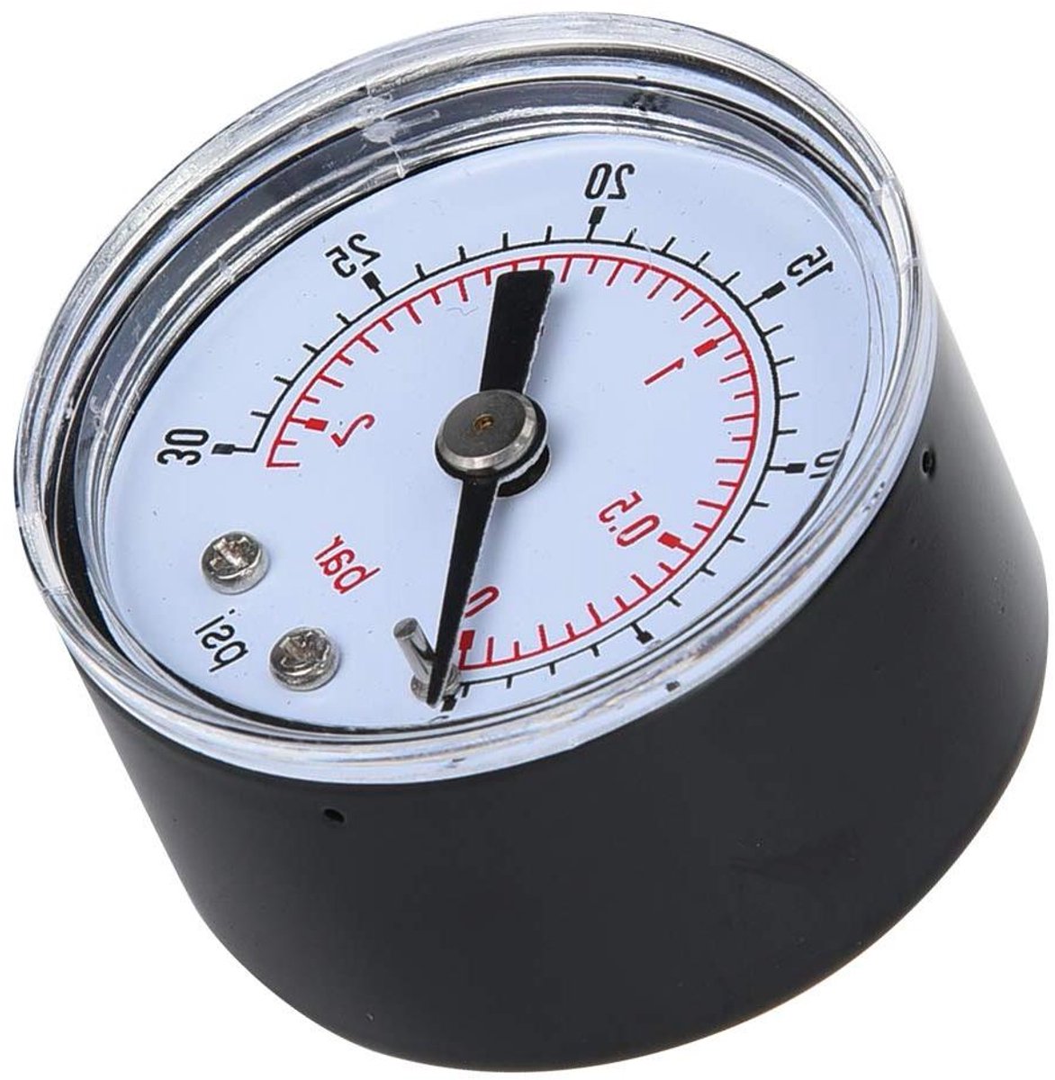 Allecto Plus - Mechanische Drukmeter Dubbele Schaal Betrouwbare Mechanische Drukmeter 1/8 Inch BSPT Drukmeter voor Lucht Olie en Water (0-300 psi 0-20 bar)(0-30 psi 0-2 bar)