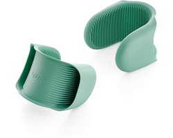 Lékué Mini Ovenwanten - 2 stuks - Siliconen - Green