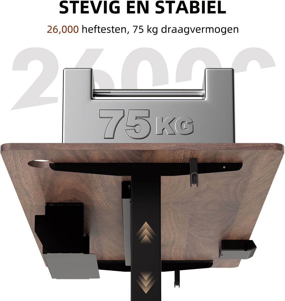 Zit-sta - Elektrisch Bureau 120x60cm thumbnail 5