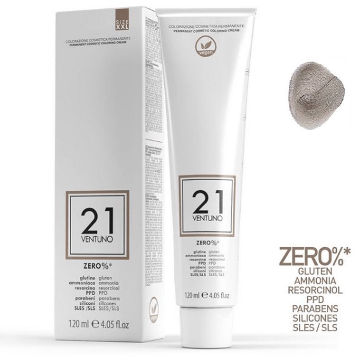 VENTUNO Dye 11.11 Extra Platinum Blonde Intense Ash.
