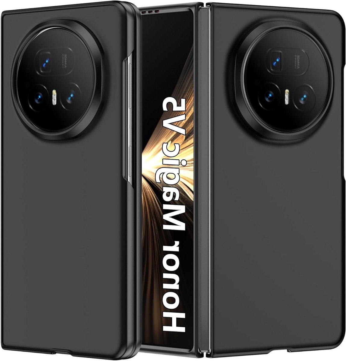 Beschermhoes geschikt voor Honor Magic V5 5G - Vloeibare siliconen - Volledige dekking - Camera bescherming - Schokbestendig - Krasbestendig - Anti-vingerafdruk