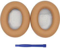 Vervangende oorkussens Geschikt voor de draadloze on-ear hoofdtelefoons BOSE 700 en NC700, oorkussens van zacht proteïneleer met extra dikte voor de BOSE 700 NC700 - Khaki