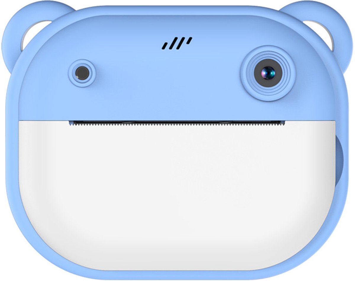 Lipa Y600 3 IN 1 Digitale Kindercamera met Fotoprinter – Action Camera - Instant camera – Met fotopapier - Speelcamera – Met 16GB SD - Camera Kinderen - Vlogcamera met Games - Fototoestel voor Kinderen - Met Videofunctie - Blauw