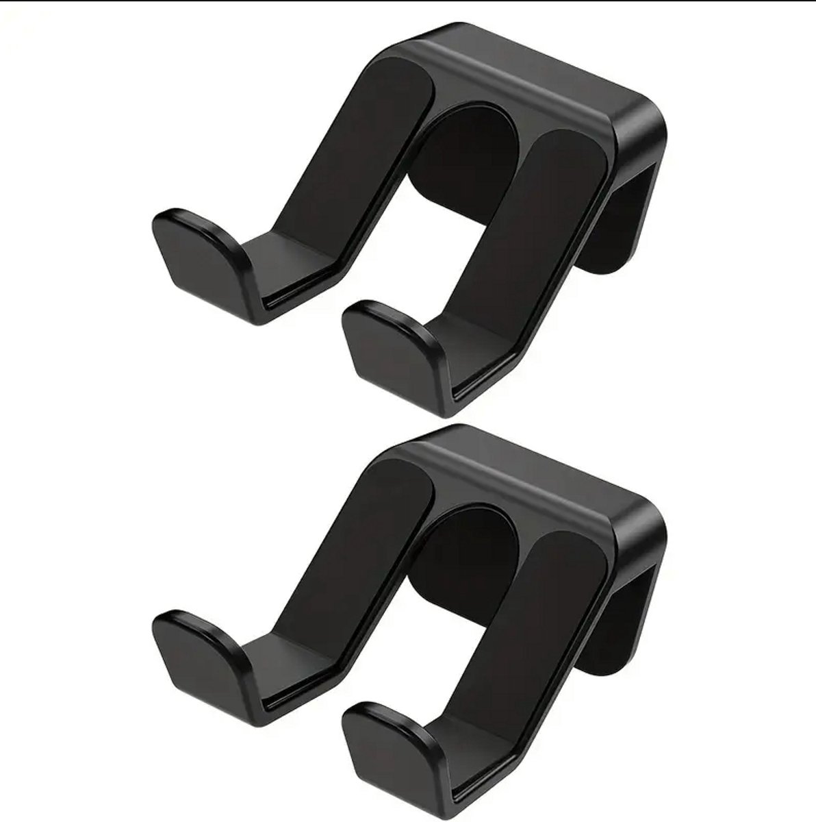 2 Stuks Wandgemonteerde Gamecontrollerhouders – Compatibel met PS5, Switch, Xbox & Hoofdtelefoons – Beschermende Wandhaken - Zwart