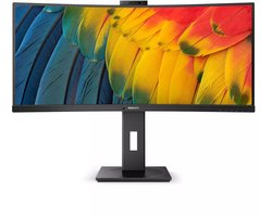 Philips 34B1U5600CH- Ultrawide Webcam Monitor - USB-C - RJ45 - 120hz - 34 inch