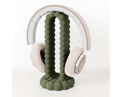 Headset houder groen - Fleuriek koptelefoon houder - Headset stand bureau accessoire - Headphone stand - Game accessoires voor koptelefoon