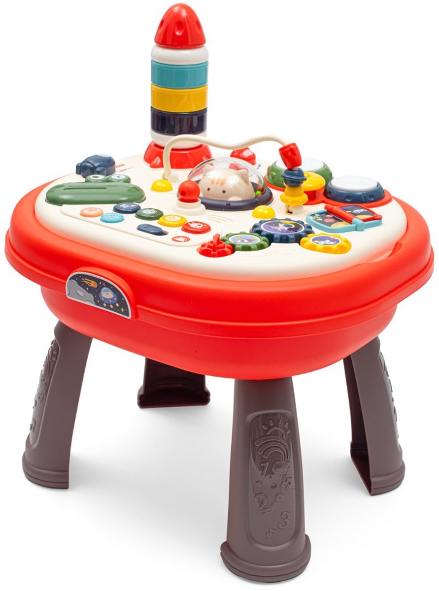 Baby Mix - Activity-Center - Interactieve muziektafel multicolor kunststof - educatief speelgoed - motoriek - zintuiglijke stimulatie - leren - ontdekken - speelplezier