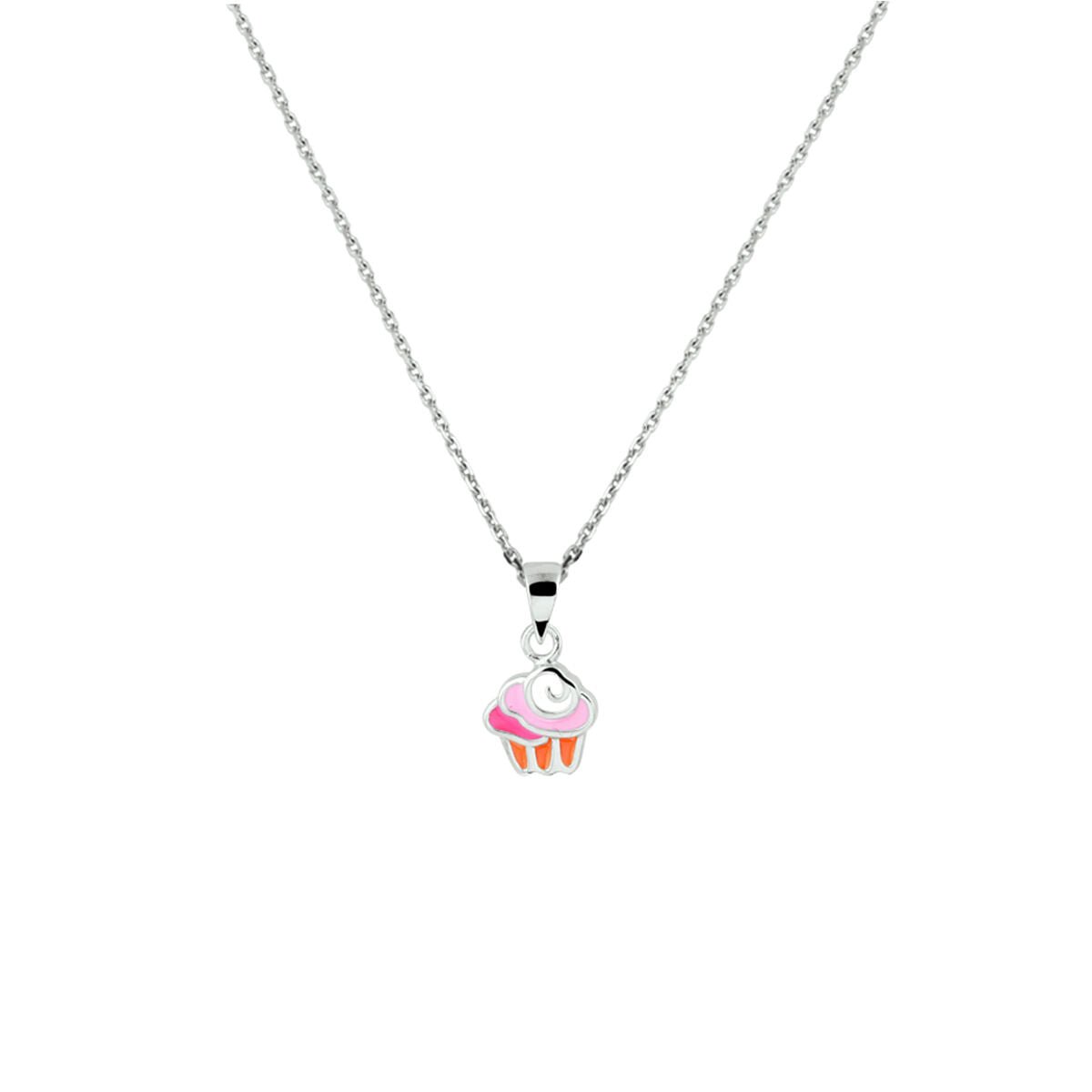 Collier cupcake emaille 36 + 4 cm