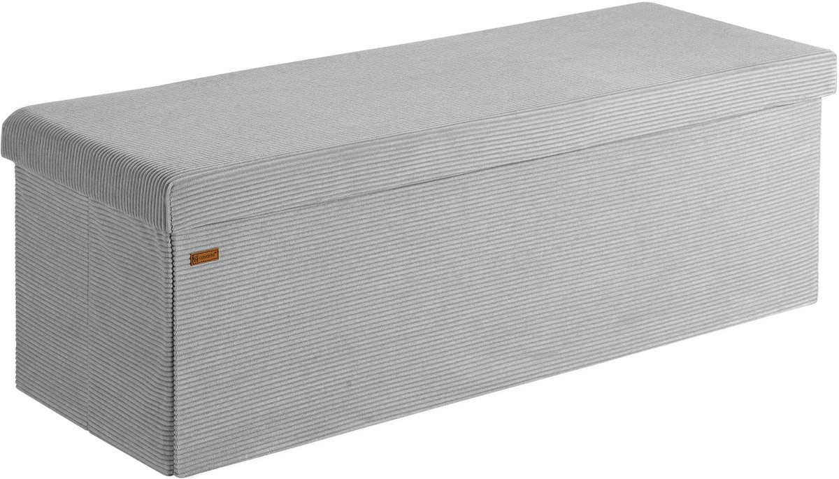 Casaria Opbergbox - Vouwbaar 114x38x38cm M Ripstof 130L - Grijs