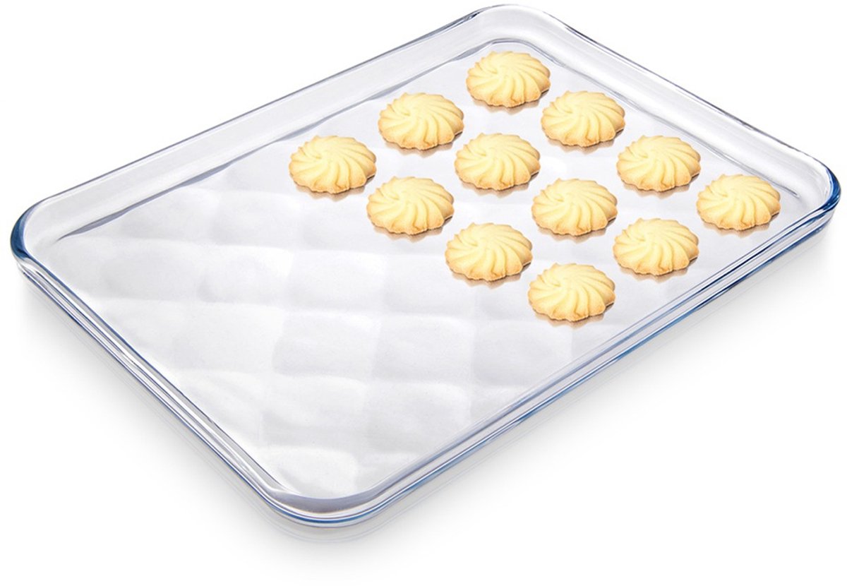 Ovenschaal Glas 33,5x24,5x2 cm - Ovenschotel - Braadslede - Braadpan