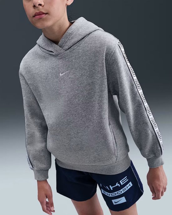 NIKE - k nsw club+ flc hdy - Hoodie jongens - Zwart