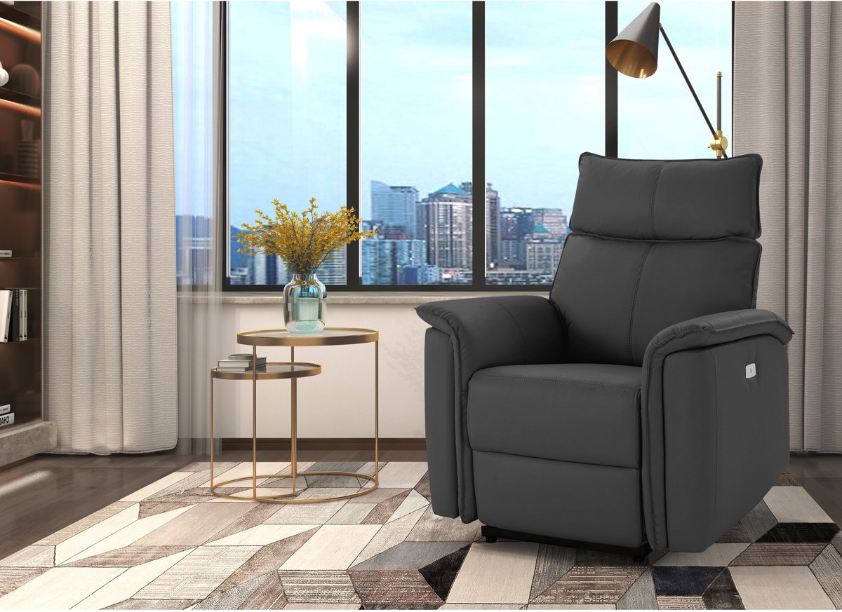 Zola-Relaxfauteuil Grijs