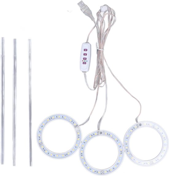5W Full Spectrum USB LED-lamp voor het kweken van planten
