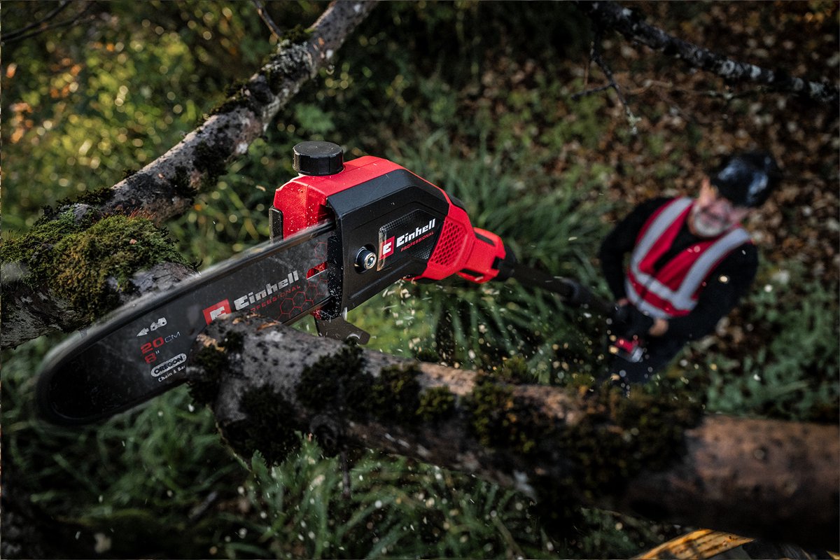 Einhell Professional Accu Tuin-Multitool GP-HC 18/5020 Li T Solo - Power X-Change - 18 V/Li-ion - Zwaardlengte kettingzaag: 200 mm - Bladlengte heggenschaar: 500 mm - Tandafstand: 25 mm - Excl. accu en lader thumbnail 6