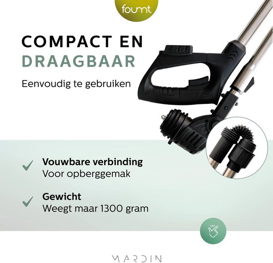 Mardin Kantenmaaier - Grastrimmer - Bosmaaier - Incl. 2 accu's en lader - Zwart van Merkloos	 — afbeelding 4