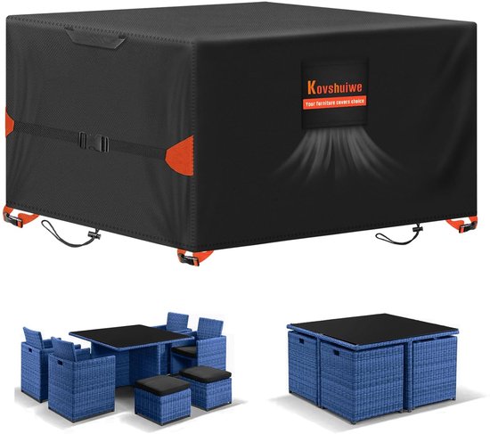 Afdekhoes Voor Tuinmeubelset Tafel En Stoelen , Waterdicht En Kleurecht Voor Buiten 240 X 140 X 90 Cm L X B X H Beige Afdekhoes Voor Tuinmeubelset Tafel En Stoelen , Waterdicht En Kleurecht Voor Buiten 240 X 140 X 90 Cm L X B X H Beige