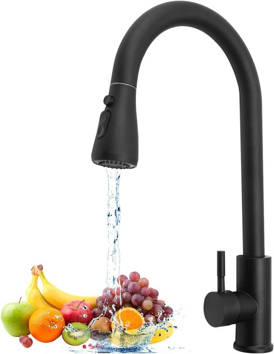 Beelee Keuken vervangende sproeier, uittrekbare sproeikop