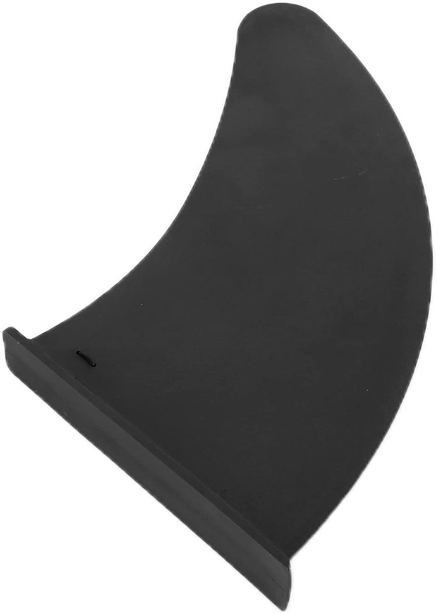 Inovra Plus - 11 Inch Zwarte PVC Surf SUP Vin met Vaste Voet voor Stabiliteit voor Longboard Surfplank