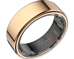 Focus® S1 Smart Ring – Rose gold – Maat 9 – Hartslag – Menstruatiecyclus – Slaap Monitor – Slimme Ring – Sport Prestatie – Stappenteller -IP68 Waterdicht – O2 Meting – Dames – Heren – Wearables – Oplaad Case – beschermring