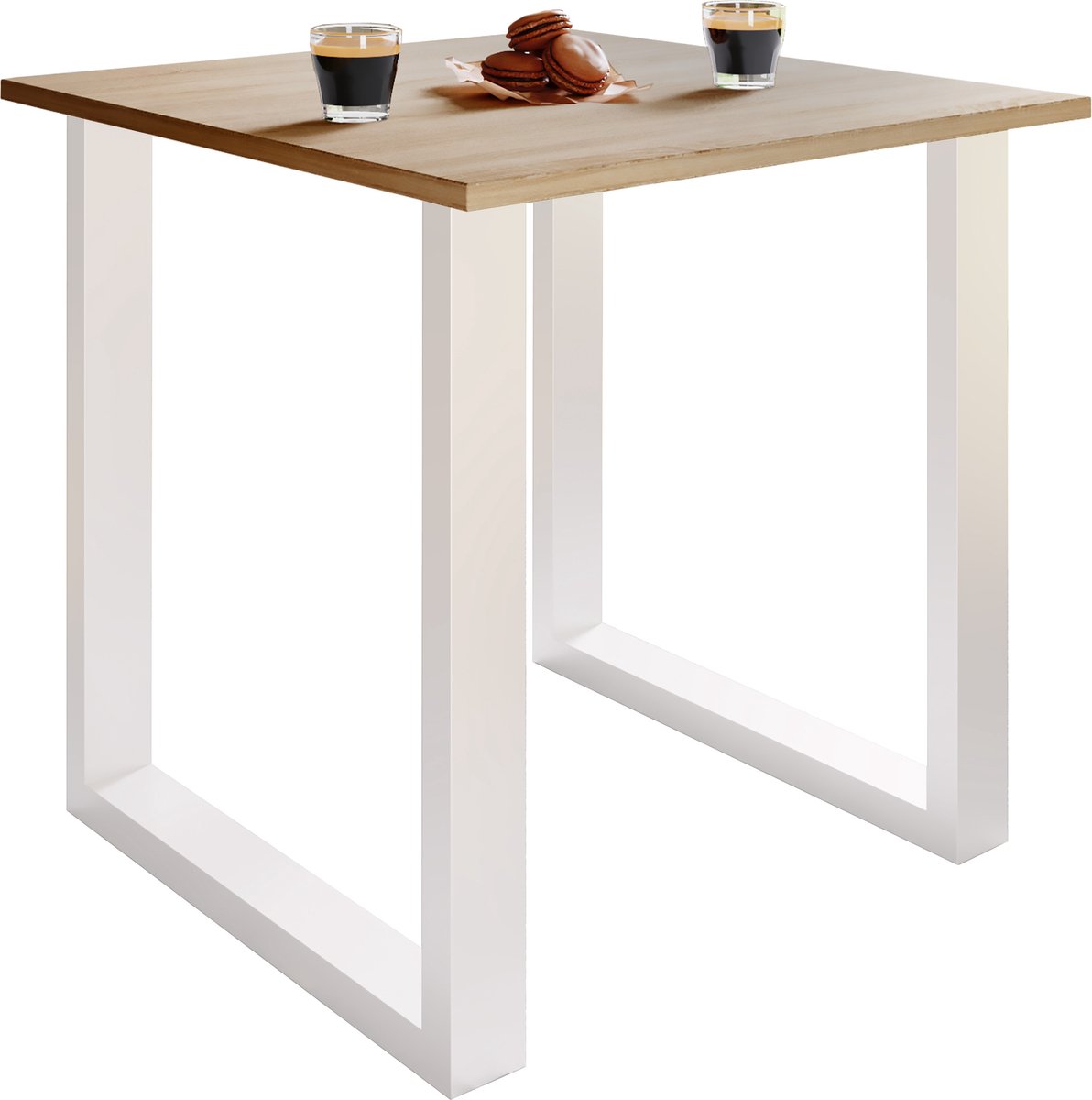 Premium houten eettafel Keukentafel Eettafel Tafel Xona U Zilver