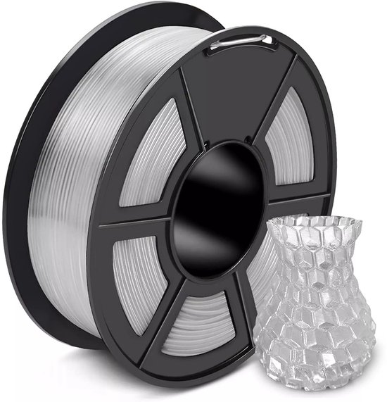 Translucent Petg Filament Example SUNLU PETG Transparant 1 kg - 1.75mm - 3D printer filament - Flevo ...
