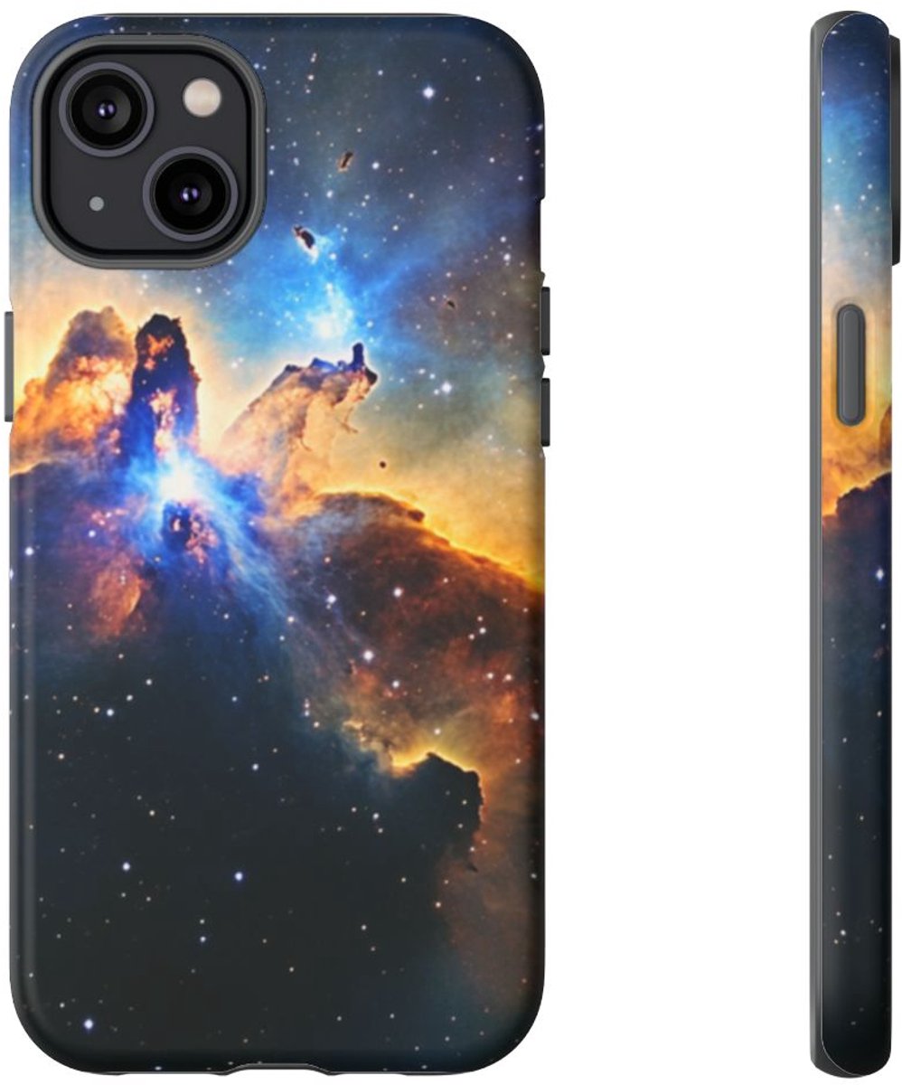 Kosmische Nevel met Sterren – Telefoonhoesje Geschikt voor iPhone 14 Plus