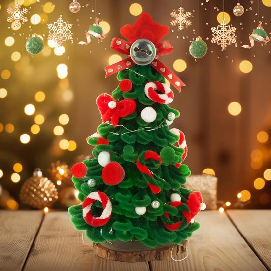 300 Stuks Kleurrijk Chenilledraad, Flexibele Gedraaide Glitterpijpenragers, Glitter Pijpenragers met 100 Wiebelen Ogen, Buigpluche Knutseldraad voor Knutselaccessoires Decoraties
