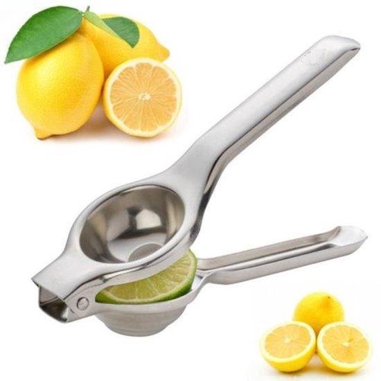 Scoby - Citruspers - Handmatige lemon squeezer - Juicer - Geschikt voor citroen en limoen - Persknijper - Zilver van scoby — afbeelding 2