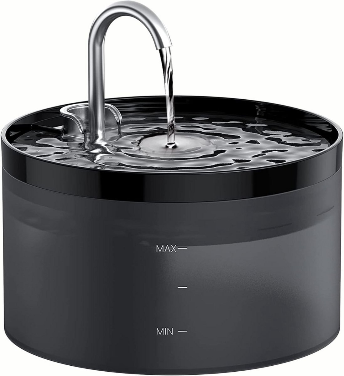 ZRSS® Drinkfontein Kat - Waterfontein Draadloos - Voor Katten en Honden - Stille Pomp - Waterbak - 2L