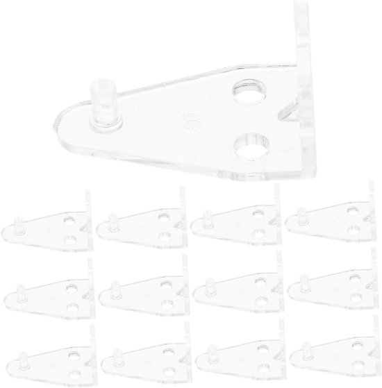 Foto: 30 stks blind hold down beugels 2 inch doorzichtige plastic jaloezie n haken bodem rail hold clips vervanging voor horizontale jaloezie n