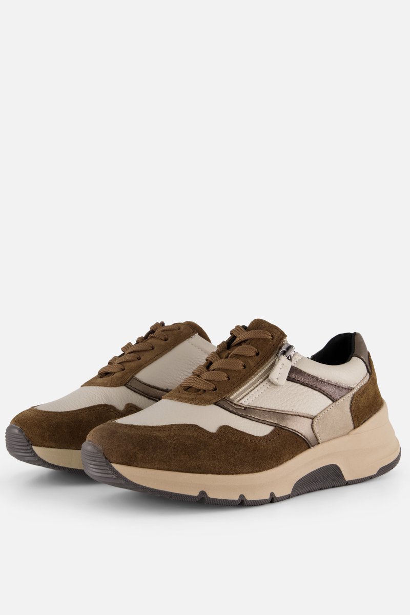 Feyn Sneakers beige Suède - Maat 39