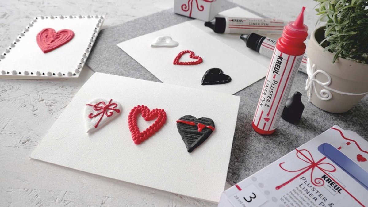 KREUL Pluster & Liner Pen, set van 3