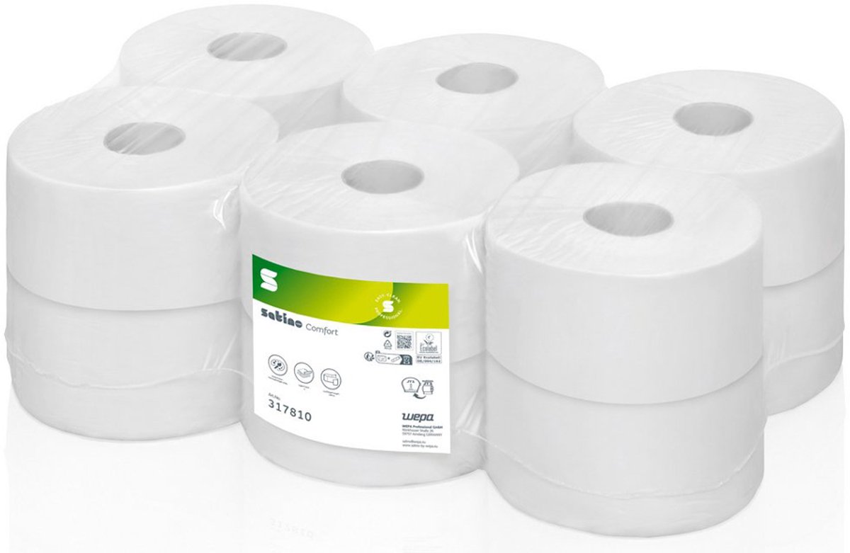 satino by wepa grootrol-toiletpapier Comfort, 2-laags, 320 m
