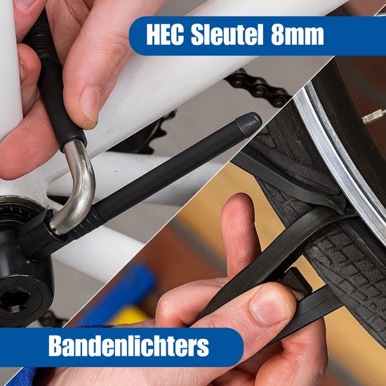 Fietsgereedschapskoffer - 25 delig - voor alle soorten reparaties aan de fiets
