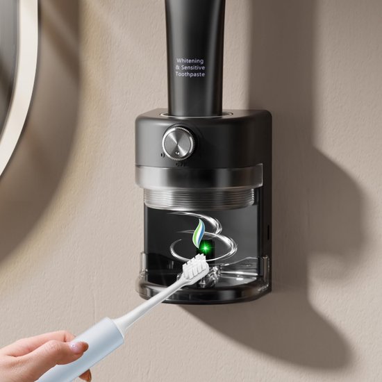 Aan de muur gemonteerde automatische kwantitatieve tandpastadispenser