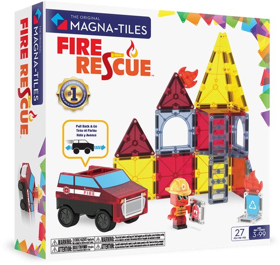 Magna-Tiles | Fire Rescue 27 Stuks Set